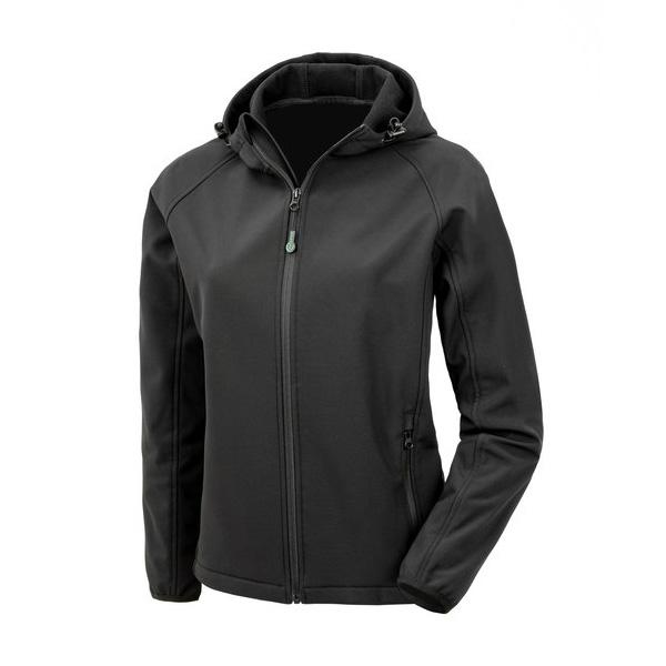 Women´s Recycled 3-Layer Hooded Softshell Jacket