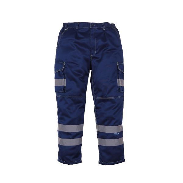 High Visibility Cargo Trousers with Knee Pad Pockets